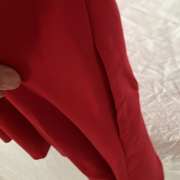 Kate Spade: Red Boat Neck Ponte Dress- pockets- fit & flare- M - Picture 13 of 16